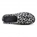 Men Leopard Cotton Warm Non Slip Wearable Sole Slip  on Home Slipper