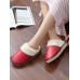 Women Warm Lining Waterproof Slip Resistant Backless Winter Indoor Slippers