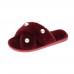 Women’s Pearl Inlay Warm Lined Casual Winter Plush Slippers